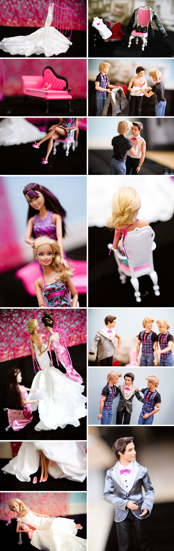 Barbie und Kens Hochzeitsinspiration bei Béatrice de Guigné