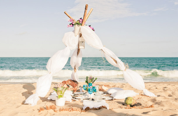 Romantisches Strandpicknick von birgit roschach fotografie