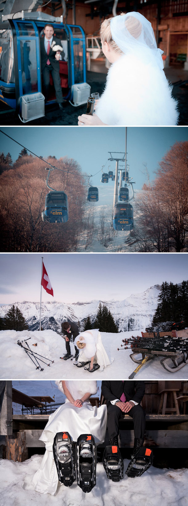 Schweizer Winterhochzeit von Pascal Landert Photography