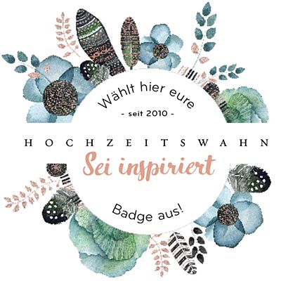 Wähle deinen Hochzeitswahn-Badge aus!