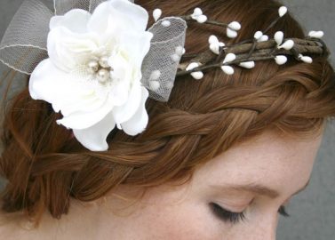 Vintage Hochzeitshaarschmuck wie aus dem Bilderbuch