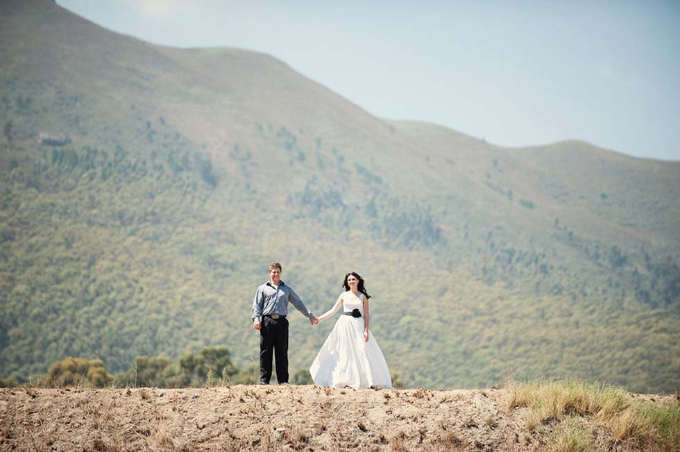 Rustikale Farmhochzeit mit französischem Flair