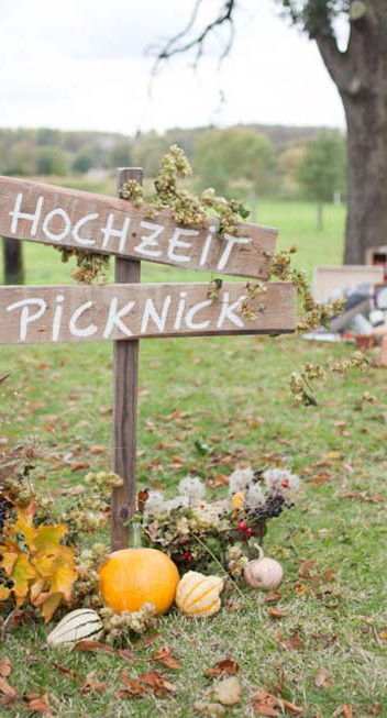 Herbstlich-Buntes Hochzeitspicknick von Fotodesign Hester