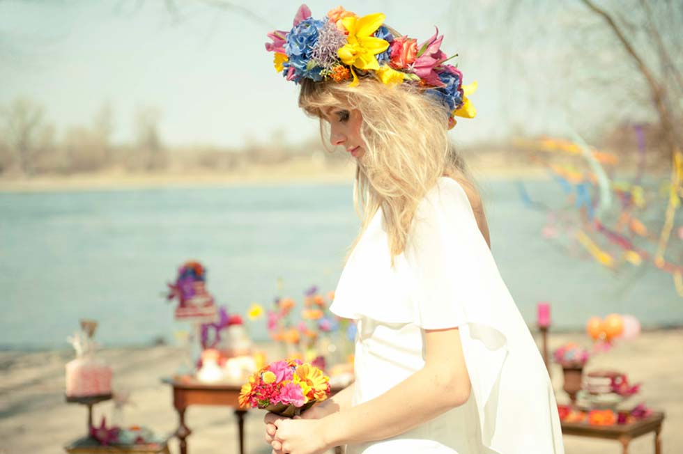 Knallig Bunte Hochzeitsinspiration von Tali Photography