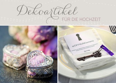 Nostalgisch, edel und verspielt - Dekoration für Vintage-Hochzeiten