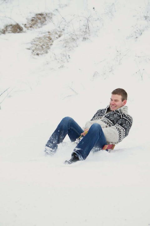 Verlobungsfeier im Schnee von Martina Wendland Photography