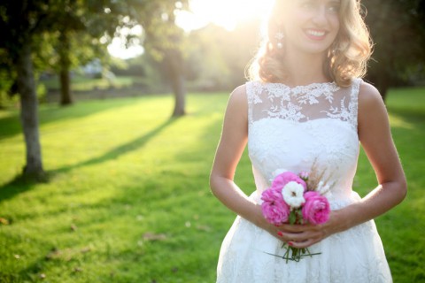 50er Jahre inspirierte Sommerhochzeit von Cornelia Krein Photography