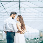 Romantisches Love-Shoot im Gewächshausgarten von Rico Grund Photography