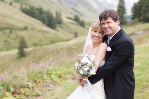 Malerische Engadin Hochzeit von Freude Lachen Liebe