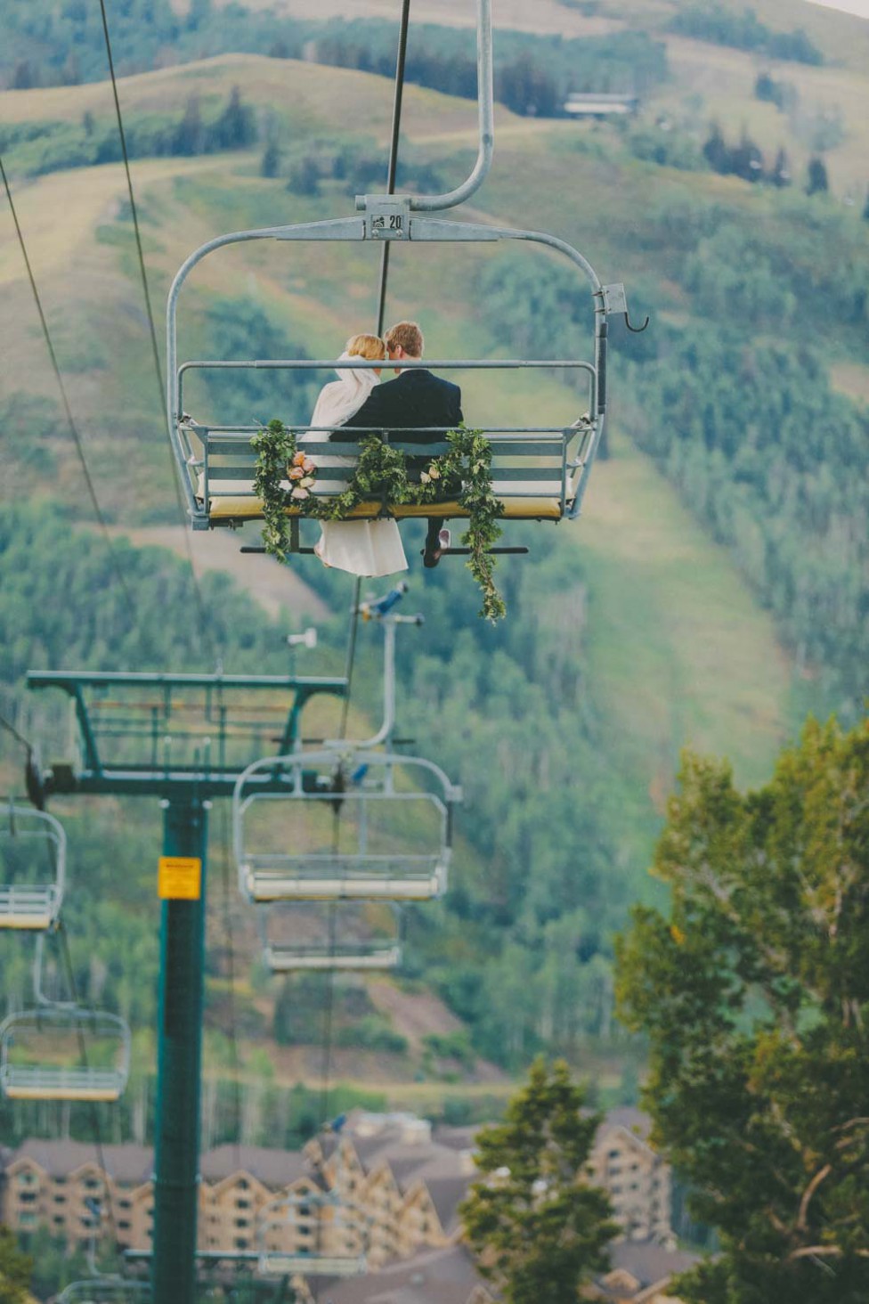 Grandioses Hochzeitsfest in der Bergkulisse von Utah