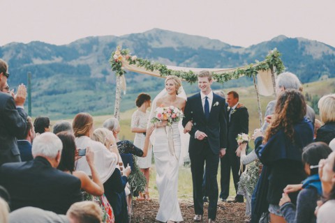 Grandioses Hochzeitsfest in der Bergkulisse von Utah