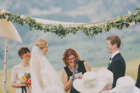 Grandioses Hochzeitsfest in der Bergkulisse von Utah