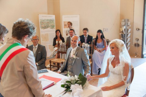 Romantische Hochzeit in der malerischen Toskana Kulisse