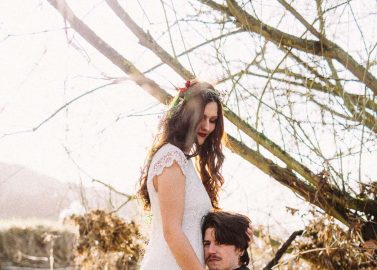 Hippie-Zeltplatz Hochzeitsinspiration