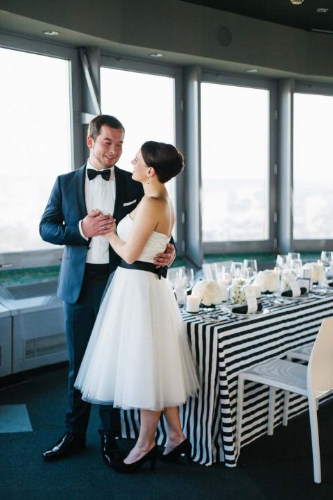 Urbane Black Tie Hochzeitsinspiration