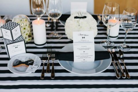 Urbane Black Tie Hochzeitsinspiration