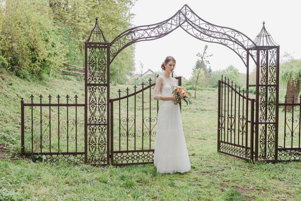 Hochzeitsinspiration: Olive trifft Glamour