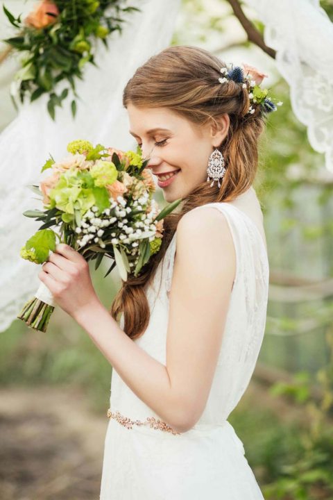 Boho-Hochzeitsträume im alten Gewächshaus