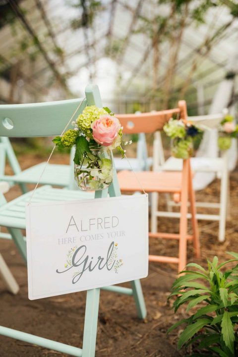 Boho-Hochzeitsträume im alten Gewächshaus