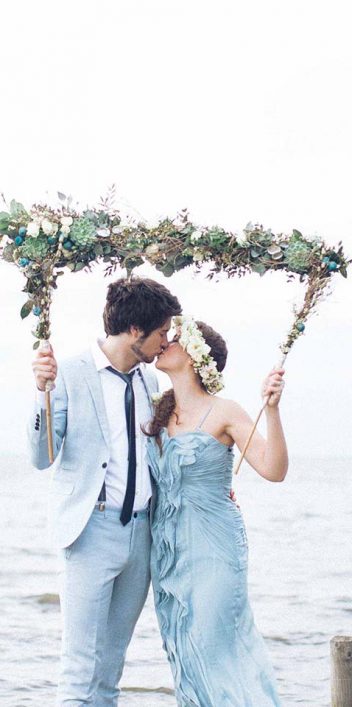Maritime Boho-Liebe am Strand