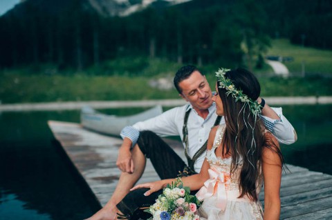 Silke & Andreas: Wenn glamouröse Alpenromantik das Hochzeitsmotto ist