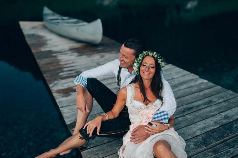 Silke & Andreas: Wenn glamouröse Alpenromantik das Hochzeitsmotto ist