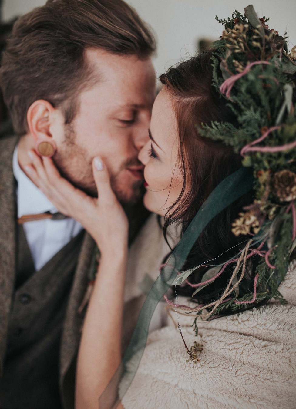 Wooden Wedding – Winterhochzeitsidee im Wald