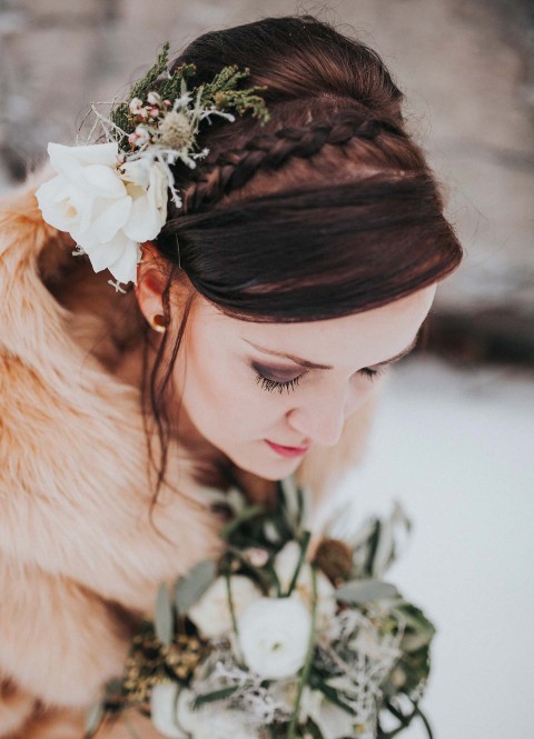 Wooden Wedding – Winterhochzeitsidee im Wald