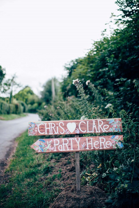 Clare & Chris: Shabby-Chic-Hochzeit im englischen Garten