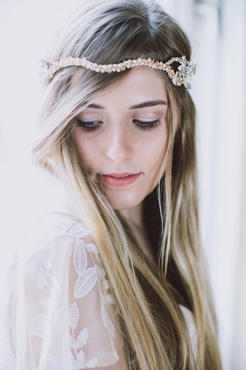 Glamouröse Boho-Braut in Kupfer & Grün