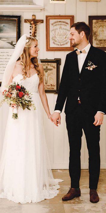 Dorfgasthof Hirsch: Retro-Hochzeit mit Liebe zum Detail
