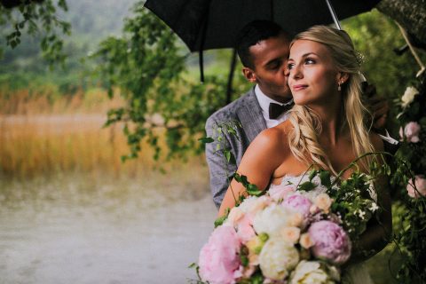 Insel im Schliersee: Traumhochzeit trotz Regen