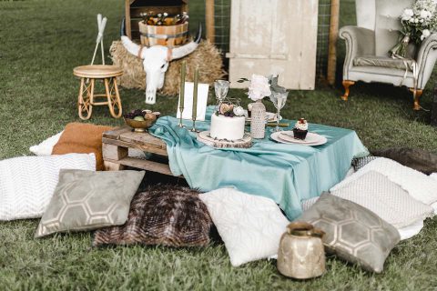 Hochzeitsinspiration: Boho-Landliebe deluxe