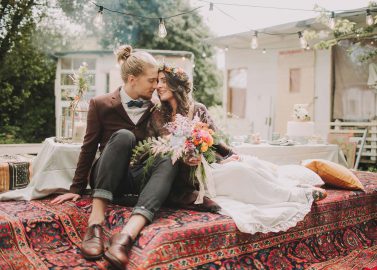 Green Hippie Wedding