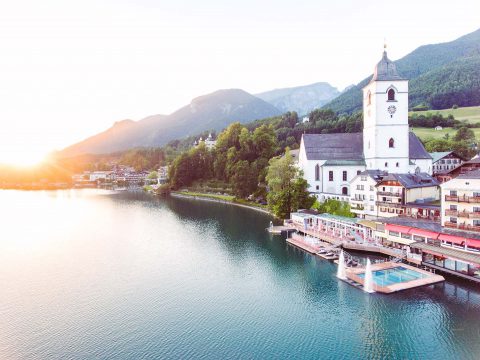 Zweisamkeit am Wolfgangsee in Österreich