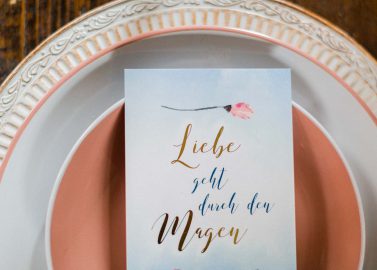 Inspiration für eine süße Frühlingshochzeit