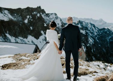 Schloss Immenstadt: Wundervolle Winterhochzeit