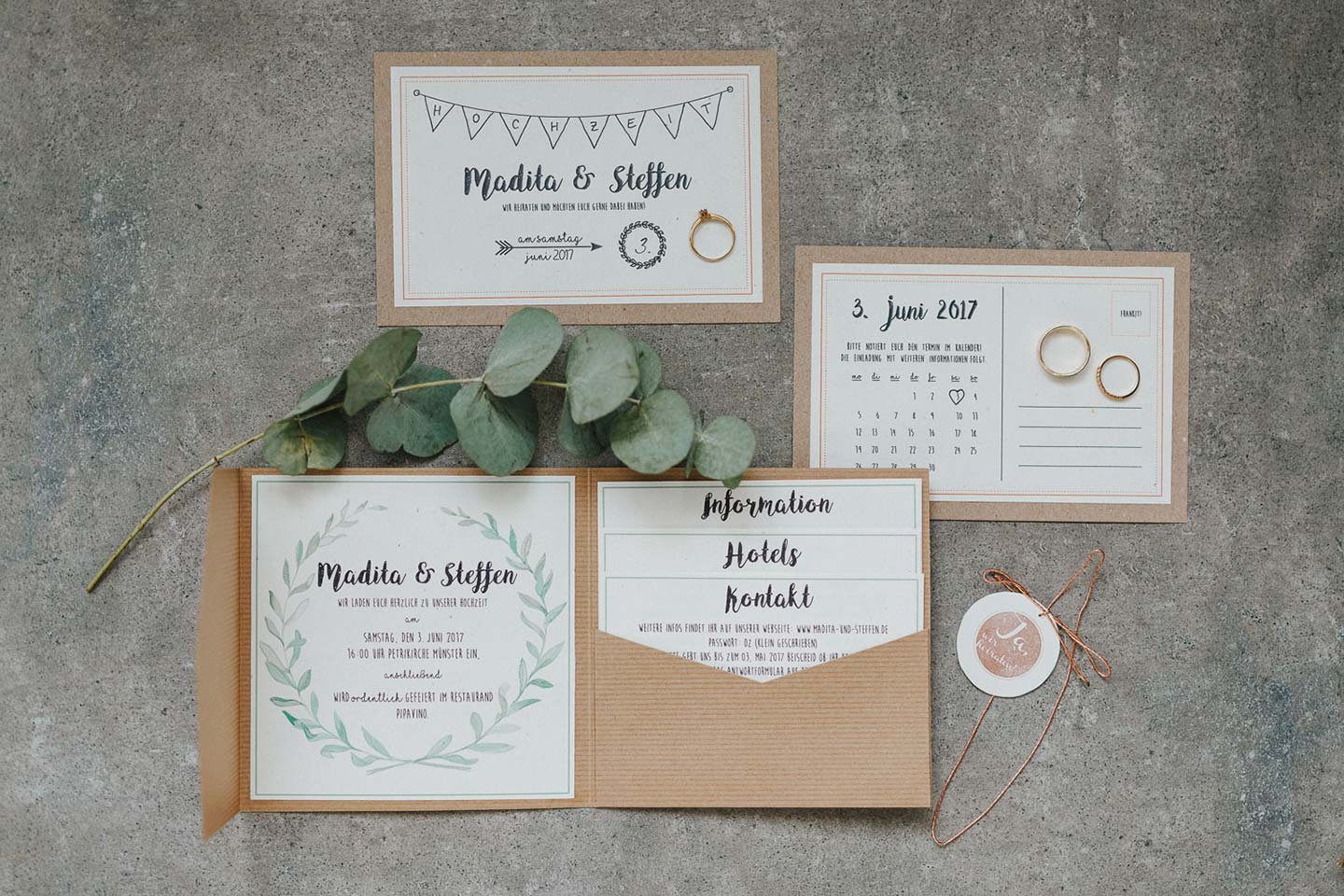 Madita & Steffen’s sommerliche DIY-Hochzeit