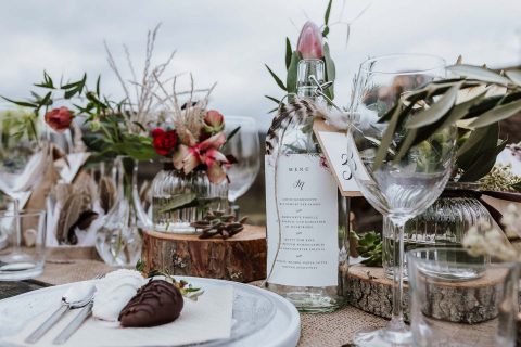 Hochzeitliche Boho-Romantik im Frühling