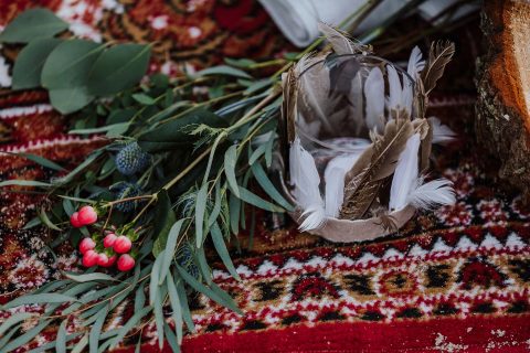 Hochzeitliche Boho-Romantik im Frühling