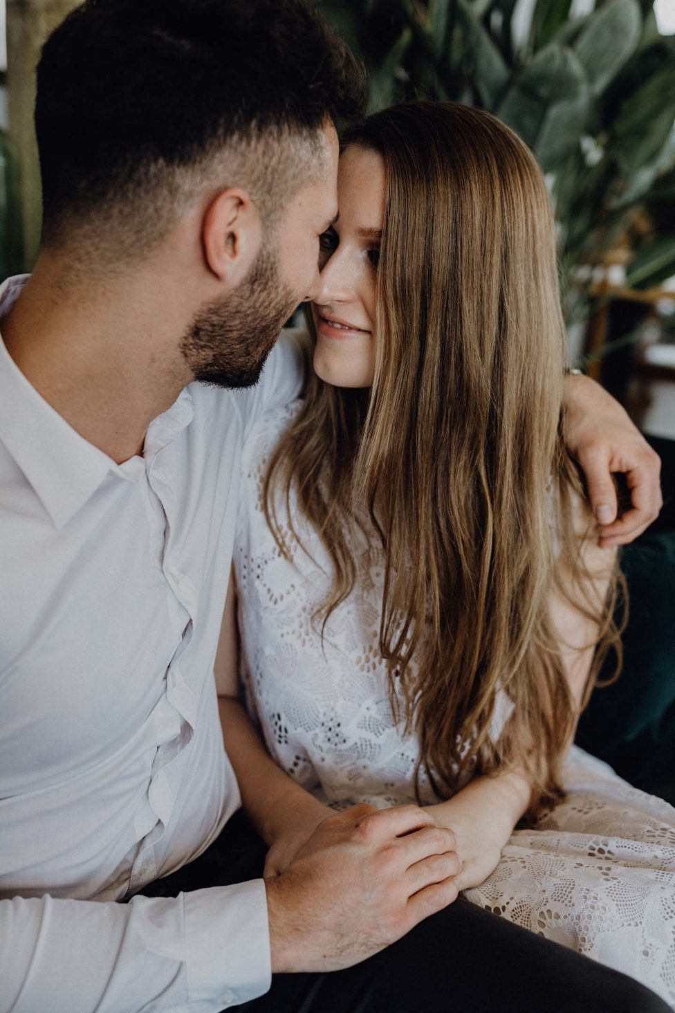 Urbane Hochzeitsinspiration im Greenery Stil