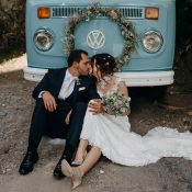 Kathrin & Georg – rustikale Hochzeit in den Südtiroler Weinbergen