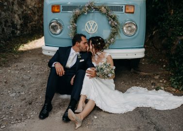 Kathrin & Georg – rustikale Hochzeit in den Südtiroler Weinbergen