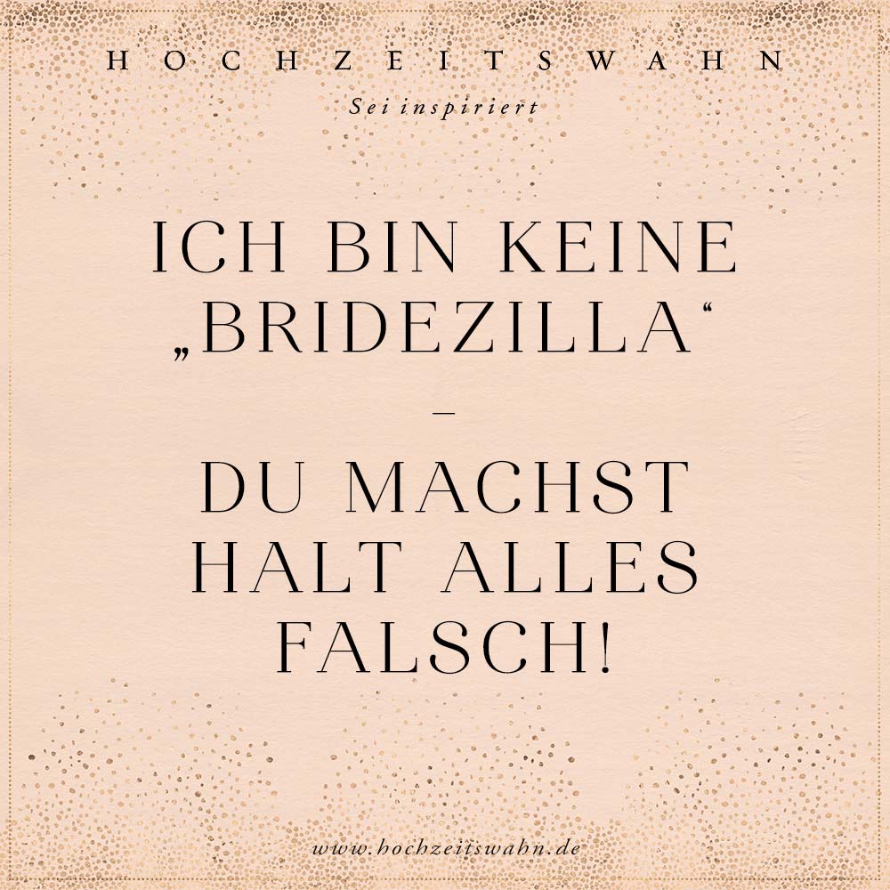 Hochzeitswahn Einsendungen