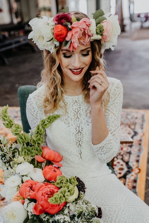 Hochzeitsinspiration in historischer Tuchfabrik