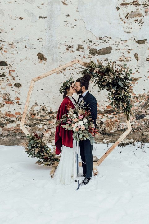 Ein smaragdgrüner Hochzeitstraum im Boho-Chic