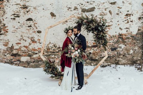 Ein smaragdgrüner Hochzeitstraum im Boho-Chic