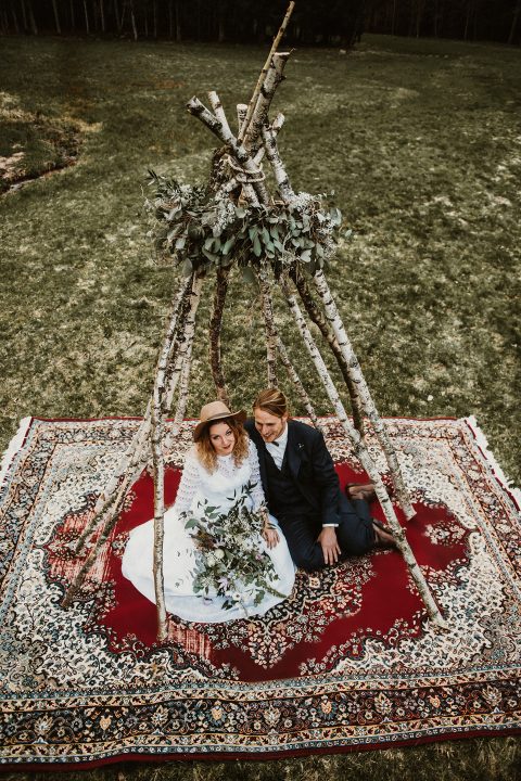 Wild & Frei: Eine Boho-Hochzeitsinspiration im Schwarzwald