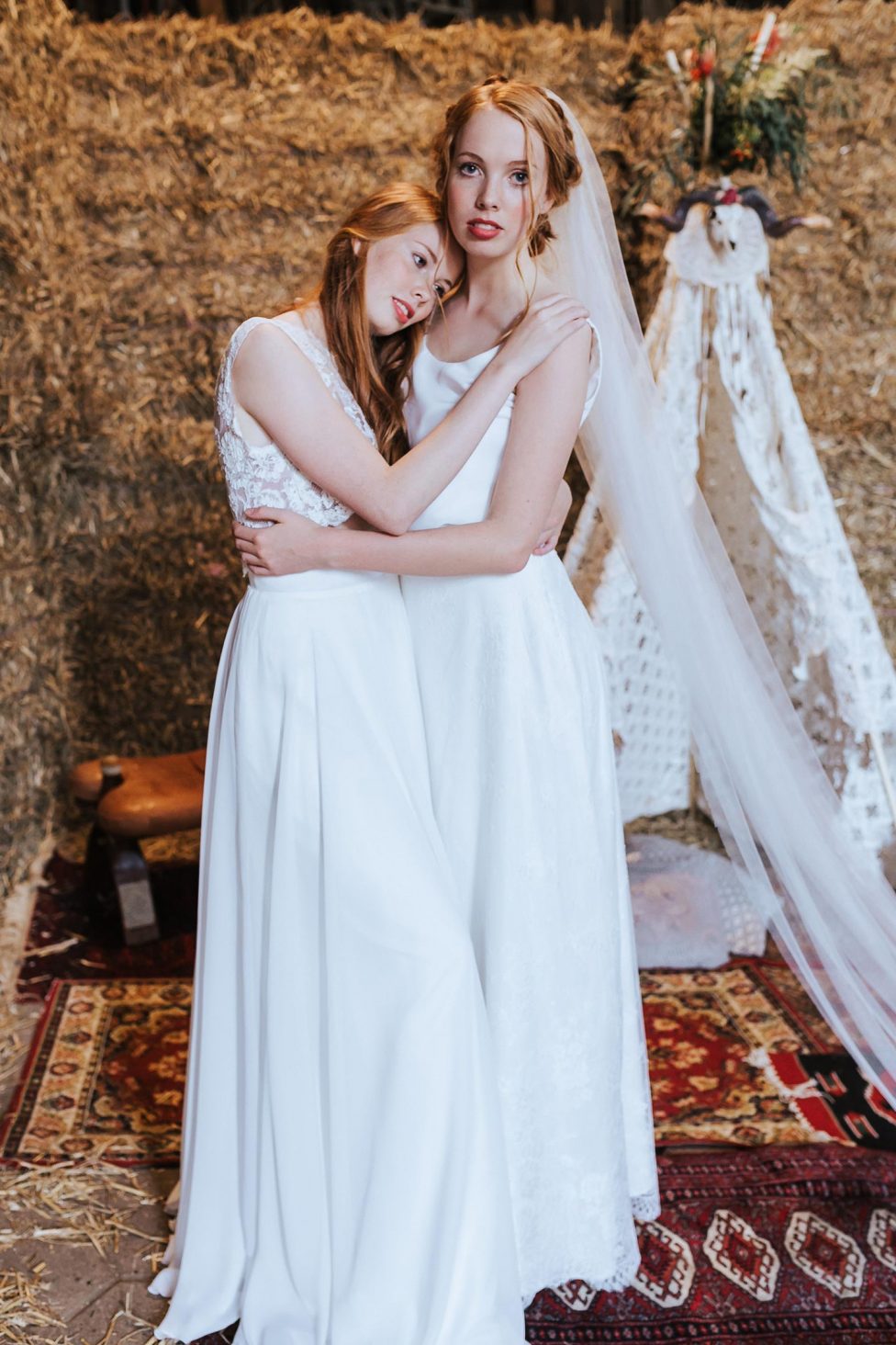 Brautkleider-Chic für Boho-Hochzeit