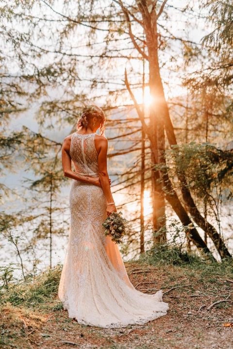 Svenja & Dennis: Eine kleine romantische Eibsee Hochzeit